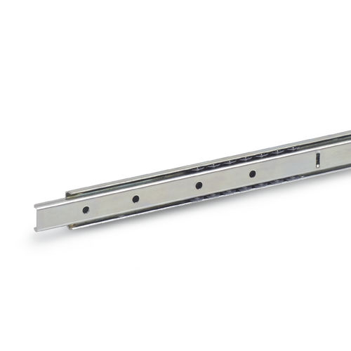 Corredera lineal telescópico - GN 1400 - Otto Ganter GmbH & Co. KG - de extensión parcial / de bolas / de acero zincado