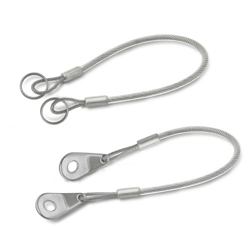 Cable de retención de acero inoxidable - GN 111.8 - Otto Ganter GmbH & Co. KG - flexible