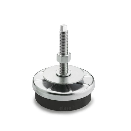 Pie de máquina - GN 248 - Otto Ganter GmbH & Co. KG - de caucho / de acero zincado / antivibración