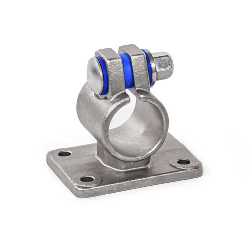 Conexión de tubo redondo - GN 146.5 - Otto Ganter GmbH & Co. KG - de acero inoxidable / con base