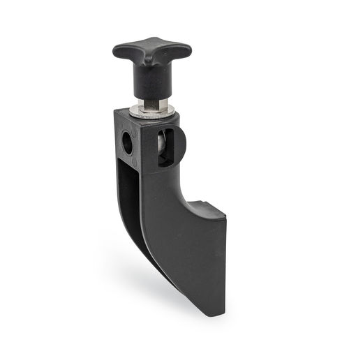Soporte con guía lateral - GN 6476 - Otto Ganter GmbH & Co. KG - de material plástico / fijo