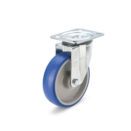 Ruedecilla giratoria - GN 22884 - Otto Ganter GmbH & Co. KG - con platino giratorio / para carro / para carga media