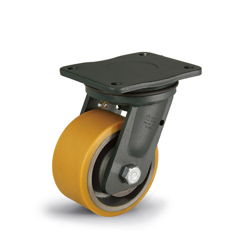 Ruedecilla giratoria - GN 22887 - Otto Ganter GmbH & Co. KG - con platino giratorio / para carga pesada / industrial