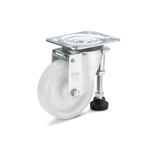 Ruedecilla giratoria - GN 22892 - Otto Ganter GmbH & Co. KG - con platino giratorio / para carga media / industrial