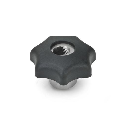 Rosca roscada - GN 6336.3 - Otto Ganter GmbH & Co. KG - tipo estrella / de acero zincado / de poliamida