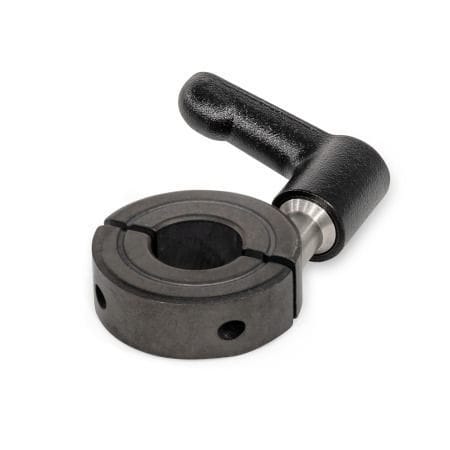 Collar de eje de acero inoxidable - GN 707.4 - Otto Ganter GmbH & Co. KG - de aluminio / de acero / con bridas con elemento de fijación