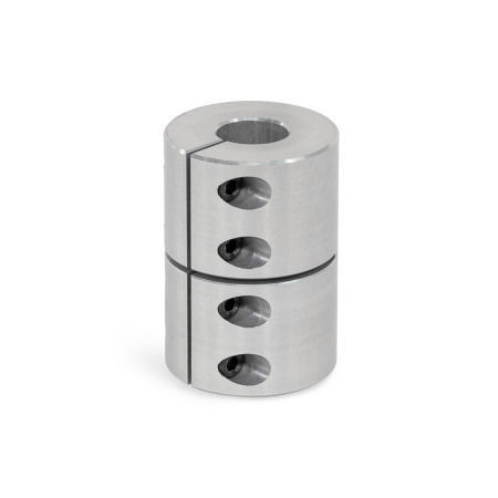Acoplamiento rígido - GN 2262 - Otto Ganter GmbH & Co. KG - de aluminio / para eje de transmisión / sin contragolpe