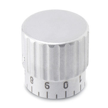 Botón de mando moleteado - GN 436.1 - Otto Ganter GmbH & Co. KG - mecánico con indicador de posición