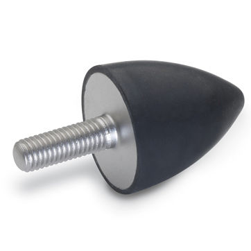 Tope amortizante de caucho - GN 453  - Otto Ganter GmbH & Co. KG - cónico