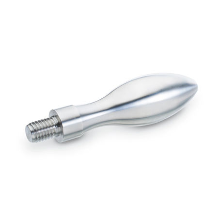 Manilla tubular - DIN 39 - Otto Ganter GmbH & Co. KG - abatible / para máquina / de acero