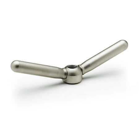 Palanca de agarre de acero inoxidable - GN 99.8 - Otto Ganter GmbH & Co. KG - roscada / inoxidable