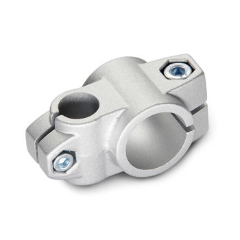 Conexión de tubo redondo - GN 133 - Otto Ganter GmbH & Co. KG - de aluminio