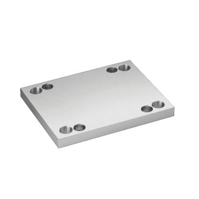 Placa de fijación modular - K16/b1xl1xs1/Mat - HASCO - rectangular
