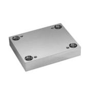 Placa mecanizada de acero perforada - K252/b1xl1xs1/Mat - HASCO - para moldes y herramientas