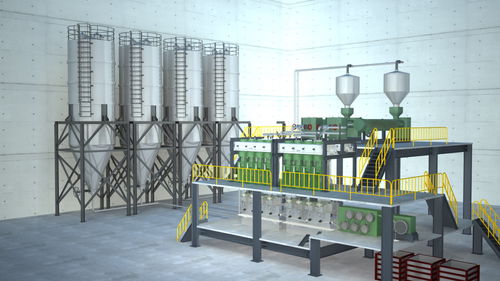 Línea de producción de fibras bicomponente - POY-40TPD - BORETECH - automática / flexible