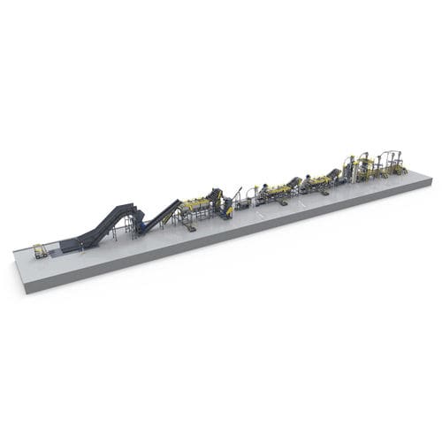 Unidad para reciclado para HDPE - BORETECH - para PE / para LDPE / con granulación