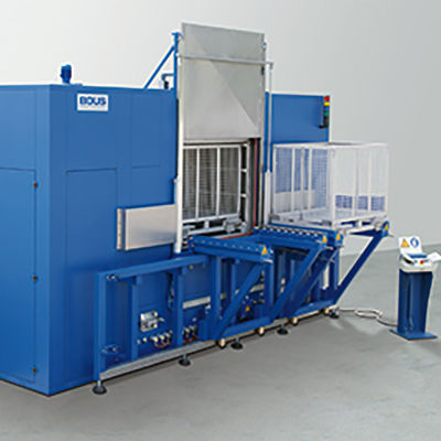 Sistema de limpieza por aspersión - CeBeCo® TROWAMAT® - BOUS International Maschinenbau - automático / compacto / de acero inoxidable