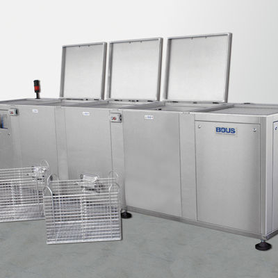 Sistema de limpieza por ultrasonidos - CeBeCo® - BOUS International Maschinenbau - industrial / de acero inoxidable / con aclarado