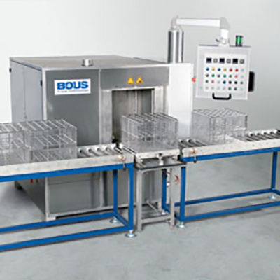 Sistema de limpieza por aspersión - CeBeCo® SECURUS – D “WST-F” - BOUS International Maschinenbau - automático / de proceso / compacto