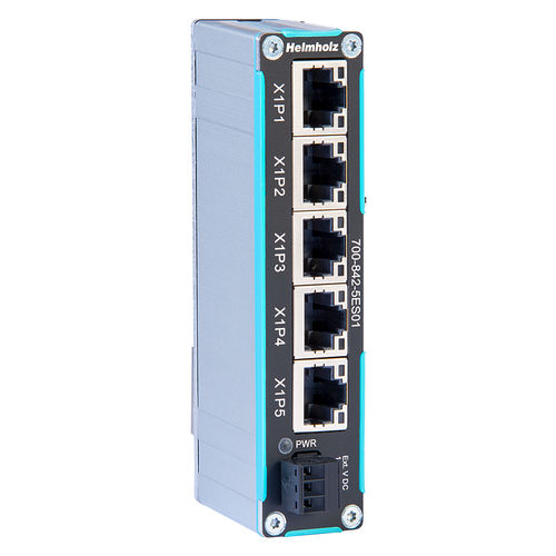 Conmutador Ethernet no administrable - FLEXtra SLIM - Helmholz GmbH & Co. KG - 8 puertos / 5 puertos / 8 puertos