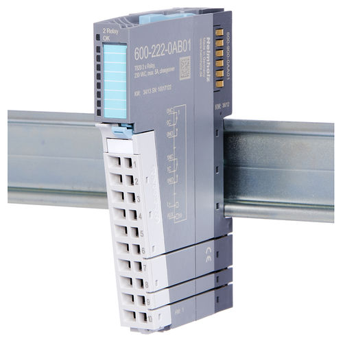 Módulo de salida digital - 600-222-0AB01 - Helmholz GmbH & Co. KG - 2 S / con 4 salidas digitales / con salida de relé