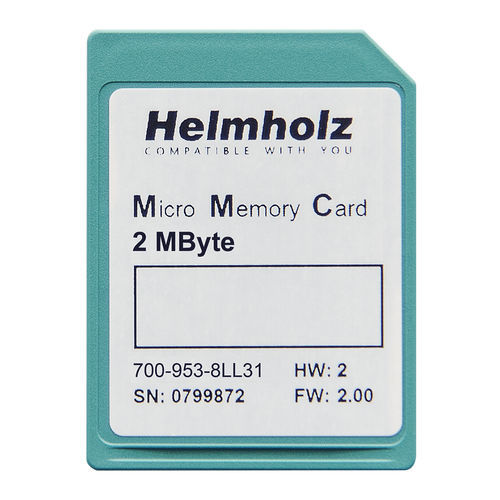 Tarjeta de memoria microtarjeta - 700-953-8LL31 - Helmholz GmbH & Co. KG - 2 MB / industrial