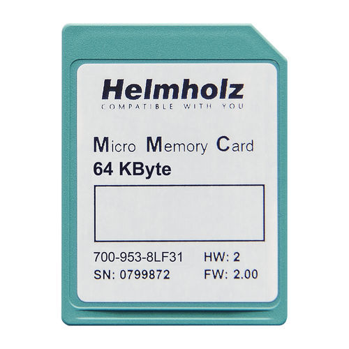 Tarjeta de memoria microtarjeta - 700-953-8LF31 - Helmholz GmbH & Co. KG - 64 Kb / industrial