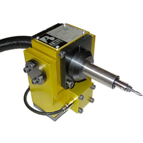 Husillo de fresado - Swingcut 100 - AMTRU - de desbastado / de motor neumático / para robots