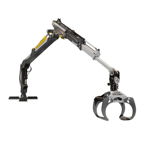Cargadora forestal articulada - FC8  - Cranab - montada en tractor
