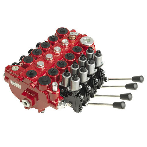 Distribuidor hidráulico de cajón - DX-6 - Cranab - de palanca / con control hidráulico / electrohidráulico