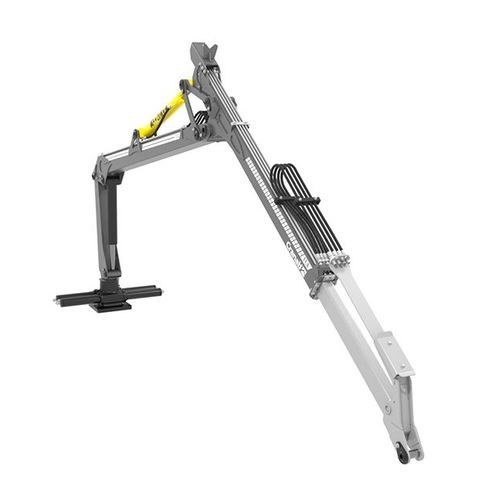 Cargadora forestal articulada - FC4 - Cranab - montada en tractor