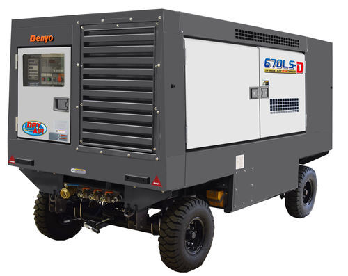 Compresor de tornillo - DIS-670LS-D - Denyo - de aire / con motor diésel / portátil