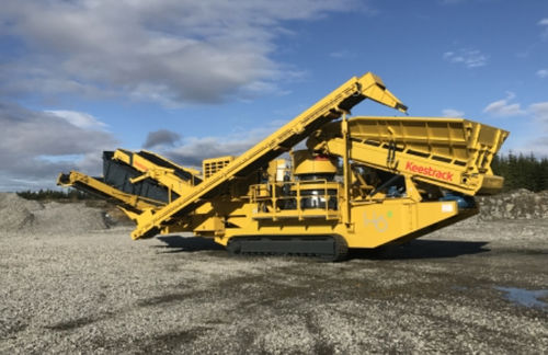 Machacadora de cono - H6 - keestrack - móvil / para el sector servicios