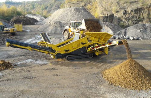 Criba móvil - K6 - keestrack - para productos a granel
