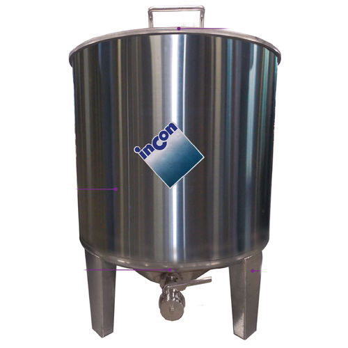 Recipiente de mezcla - MTLM series - INCON - para IBC / de acero inoxidable / cilíndrico
