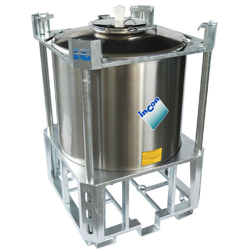 Contenedor IBC de acero inoxidable - PFC series - INCON - para productos viscosos / de almacenamiento / de transporte
