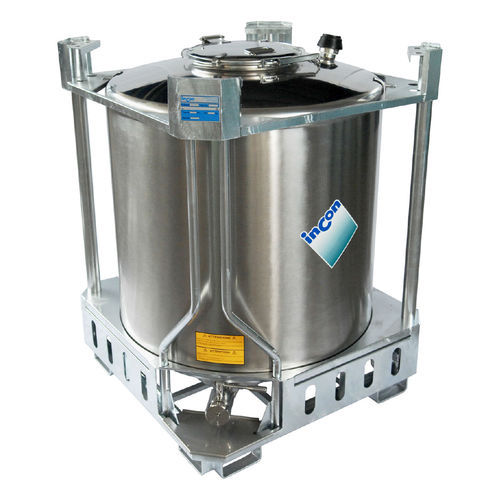 Contenedor IBC UN - PLI series - INCON - de acero inoxidable / para productos peligrosos / de almacenamiento