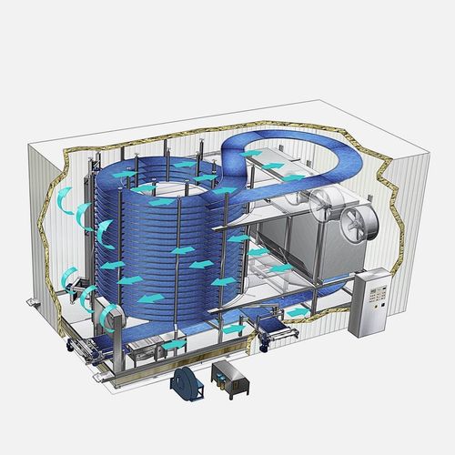 Congelador de espiral - Tecno Pool - de proceso / de refrigeración / de uso alimentario