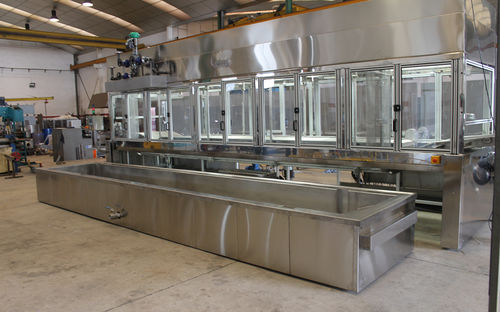 Freidora industrial continua - Tecno Pool - de carne / para aperitivos / para pescado