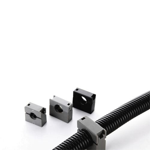 Abrazadera de apriete para funda para cables eléctricos - BGS series - Arihant Panel Fittings Private Limited - de nailon / de tornillo