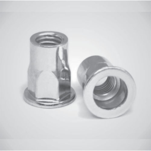 Tuerca semihexagonal - HA-LM Series - Arihant Panel Fittings Private Limited - autoinsertable remachable / de acero zincado / de cabeza plana