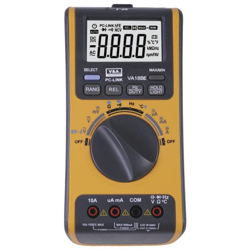 Multímetro digital - VA18/VA18BE - Shanghai Yi Hua V&A Instrument Co., Ltd. - portátil / 1000 V / 600 V