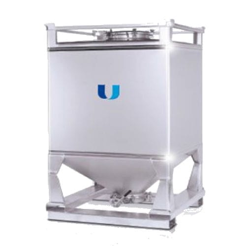 Contenedor IBC de acero - BPO series - HIRSCHFELD EMBALLAGES - de acero inoxidable / para alimentos / para productos farmacéuticos