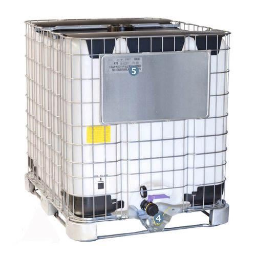 Contenedor IBC de PEAD - SLX UN EX - HIRSCHFELD EMBALLAGES - para productos peligrosos / con jaula de protección / apilable