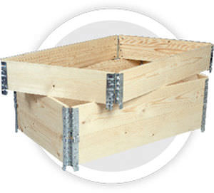 Collarín para paletas de madera - max. 3 600 x 1 800 x 400 mm | LogPak - Nefab