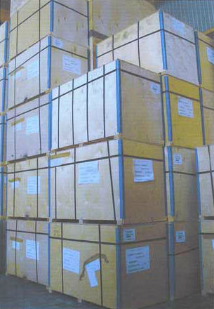 Caja-palé de madera - Panopack - para almacenamiento / apilable / con tapa