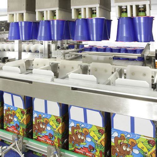Encajadora wraparound - Jefferson Smurfit Group - de carga superior / automática / de botellas