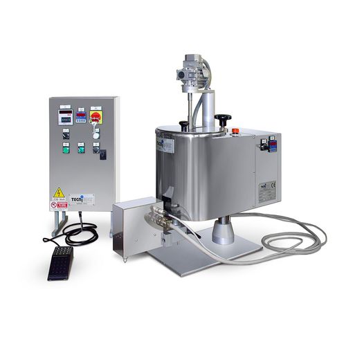 Máquina de fusión de cera - F series - Tecnicoll Srl - de acero inoxidable / para productos cosméticos / para aplicaciones cosméticas