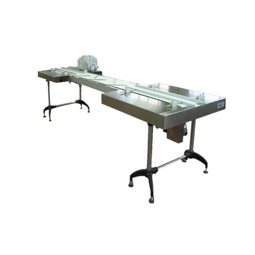 Transportador de banda - Tecnicoll Srl - con cadena / de acero inoxidable / de aluminio