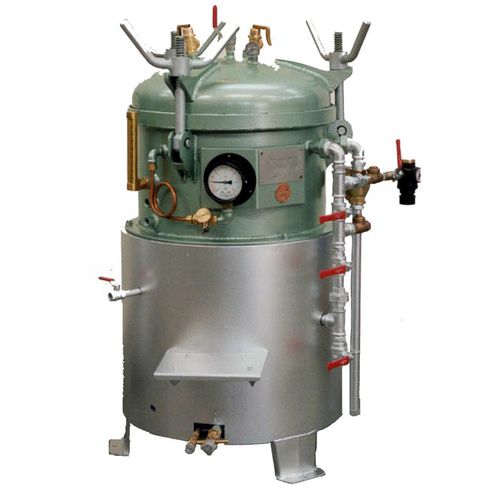 Autoclave de laboratorio - AURIOL - vertical / de carga superior / para la industria agroalimentaria